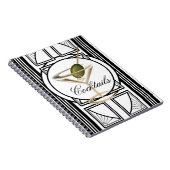 アールデコカクテルノート ノートブック (右側)