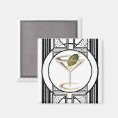 アールデコカクテルマグネット マグネット (正面/裏面)