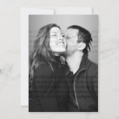 アールデコカスタムフレーム結婚フォト招待状 招待状 (正面)