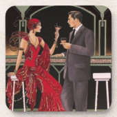 アールデコカップルドリンクat theバーコースター コースター (正面)