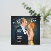 アールデコカップル新年イブパーティー 招待状 (スタンド正面)