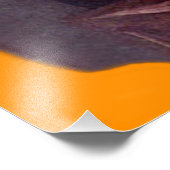 アールデコカップル鏡ハロウィーンのカボチャのちょうちんパンプキン フォトプリント            (角)