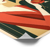 アールデコカップル ポスター (角)