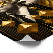 アールデコカップル ポスター (角)