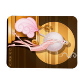 "アールデコガール"プレミアムフレックスマグネットby Glen Hanson マグネット (横)