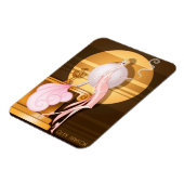 "アールデコガール"プレミアムフレックスマグネットby Glen Hanson マグネット (左側)