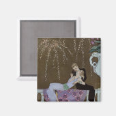 アールデコキスをする対 マグネット (正面/裏面)