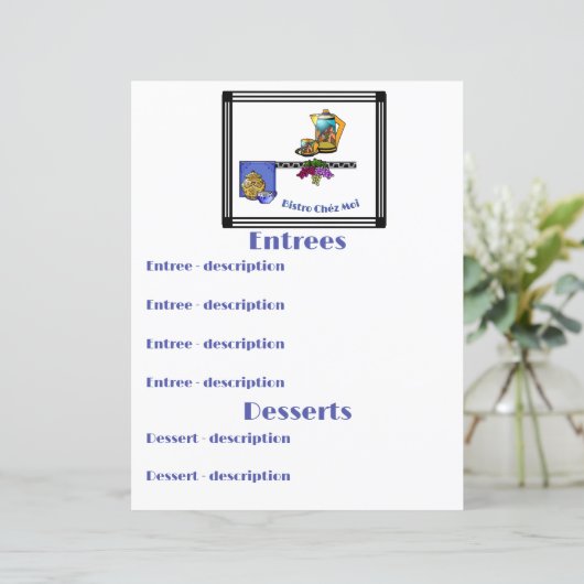 アールデコキッチンビストロパーソナライズされた (スタンド正面)