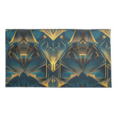 アールデコキングペア枕カバー 枕カバー (裏面-左)