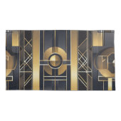 アールデコキングペア 枕カバー (裏面-左)