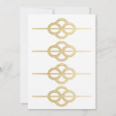 アールデコキンセアニェラバースデーパーティー1920s招待状 招待状 (裏面)