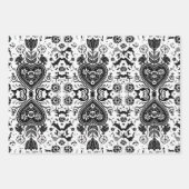 アールデコギフトラップ ラッピングペーパーシート (正面3)