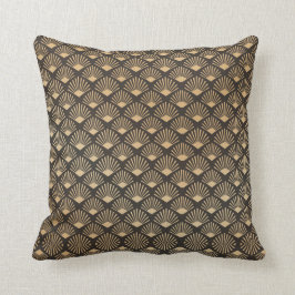 アールデコギャツビーのファンパターン クッション