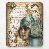 アールデコギャツビーガールパリファッショニスタ マウスパッド (正面)