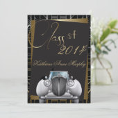 アールデコギャツビー卒業招待状 招待状 (スタンド正面)