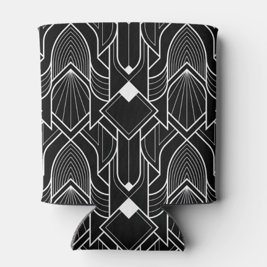 アールデコギャツビー模様 缶クーラー (裏面)