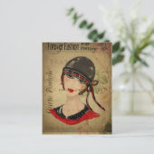 アールデコギャラリーガール ポストカード (スタンド正面)