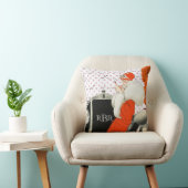 アールデコクラシックパリジャンフラッパーファッション画像 クッション (椅子)