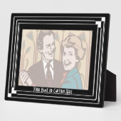 アールデコクラシック(水平パーソナライズされた-) フォトプラーク (側面)