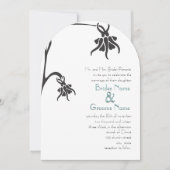 アールデコクリスチャンダイカット結婚式招待状 招待状 (正面)