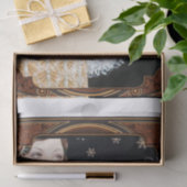 アールデコクリスマスの女性のデコパージュ 薄葉紙 (ギフト)