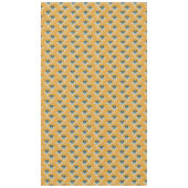 アールデコクレーン – 黄色の背景 テーブルクロス (正面)