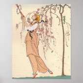 アールデコクロスオーバーイラストレーションゲームドレス ポスター (正面)