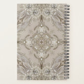 アールデコグラマラスヴィンテージファッショングレーベージュ プランナー手帳 (裏面)