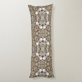 アールデコグラマラスヴィンテージファッションベージュ金ゴールド ボディピロー (裏面 (縦))