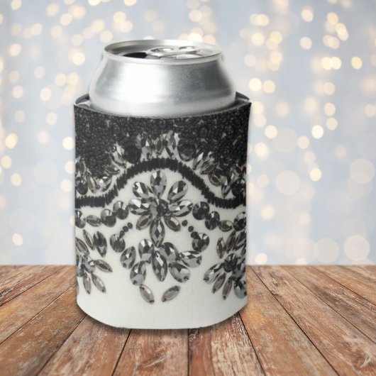 アールデコグラマラスヴィンテージファッション白黒 缶クーラー