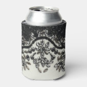 アールデコグラマラスヴィンテージファッション白黒 缶クーラー (缶正面)