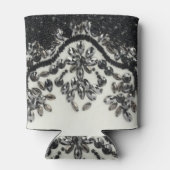 アールデコグラマラスヴィンテージファッション白黒 缶クーラー (裏面)