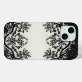 アールデコグラマラスヴィンテージファッション白黒Fl Case-Mate iPhoneケース (裏面 (横))