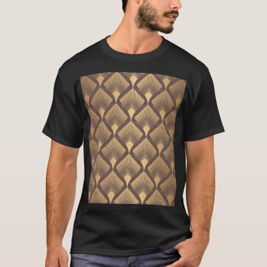 アールデコグラマー:ゴールデンはかりで測。 Tシャツ (正面)