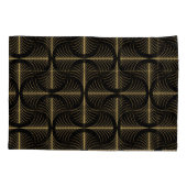 アールデコグラマー:ゴールデンモチーフ 枕カバー (裏面)