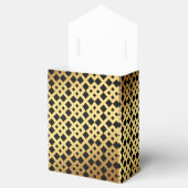 アールデコグラムゴールデン結婚式の引き出物サンキュー フェイバーボックス (オープン)