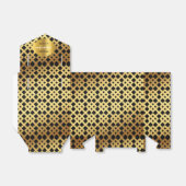 アールデコグラムゴールデン結婚式の引き出物サンキュー フェイバーボックス (折り畳みなし)