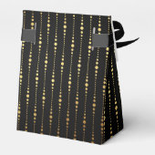 アールデコグラムゴールデン結婚式の引き出物サンキュー フェイバーボックス (裏面サイド)