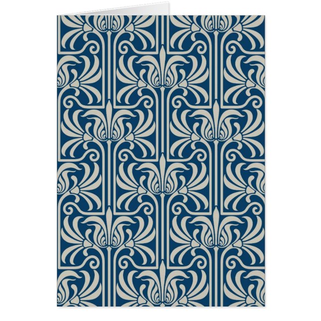 アールデコグリーティングカード (正面)