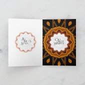 アールデコグリーティングカード カード (内部)