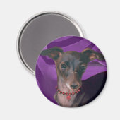 アールデコグレイハウンド冷凍機磁石 マグネット (正面/裏面)