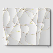 アールデコゴールデンライン ゲストブック (裏面)