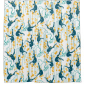 アールデコサル（秋） シャワーカーテン (正面)