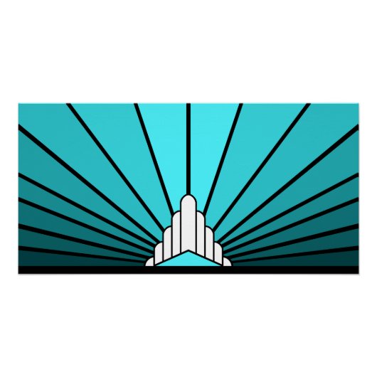 アールデコサンアクア ポスター (正面)