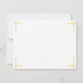 アールデコサンキューカード 招待状 (裏面)