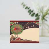 アールデコサンタハガキ シーズンポストカード (スタンド正面)