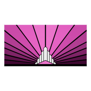 アールデコサンピンク ポスター