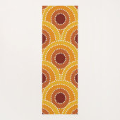 アールデコサンライズレトロパタモノグラムのーン ヨガマット (裏面)