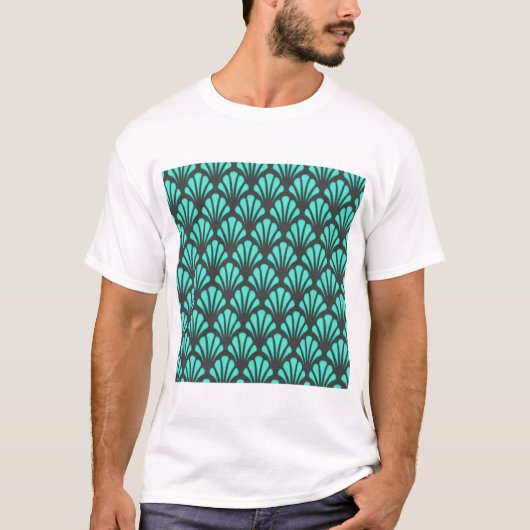 アールデコシェル形状 Tシャツ (正面)