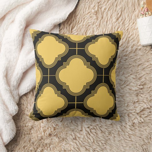 アールデコシームレスパターン。ヴィンテージ飾り クッション (ブランケット)